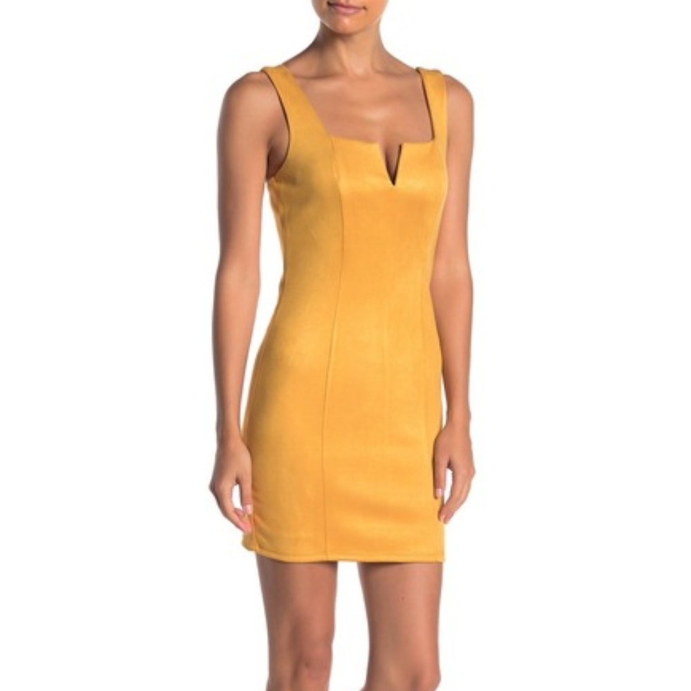 Max & Ash Faux Suede Mini Dress